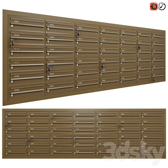 FURNITURE – WAREDROBE & DISPLAY – 3D MODELS – 3DS MAX – FREE DOWNLOAD – 12226