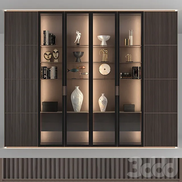 FURNITURE – WAREDROBE & DISPLAY – 3D MODELS – 3DS MAX – FREE DOWNLOAD – 12285