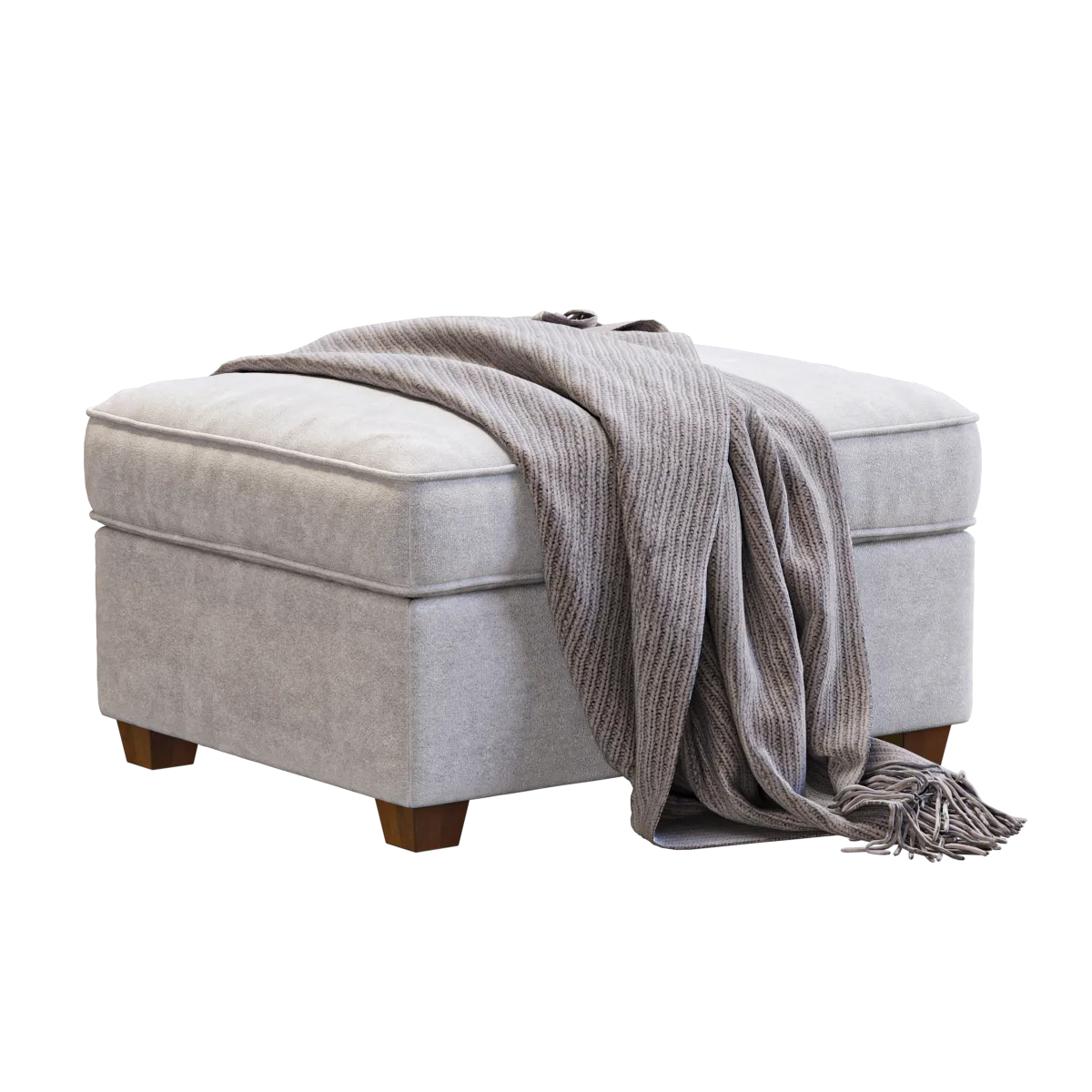 furniture – West Elm Henry pouf 3ds Max