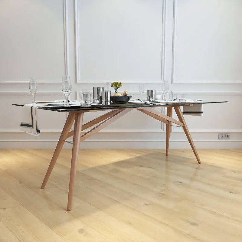 furniture – West elm-Jensen dining table 3ds Max