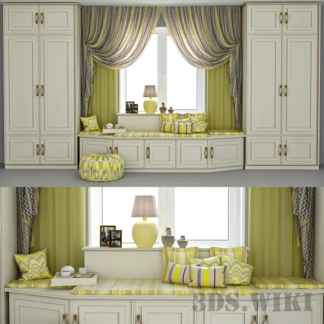 furniture – Window Area 3ds Max