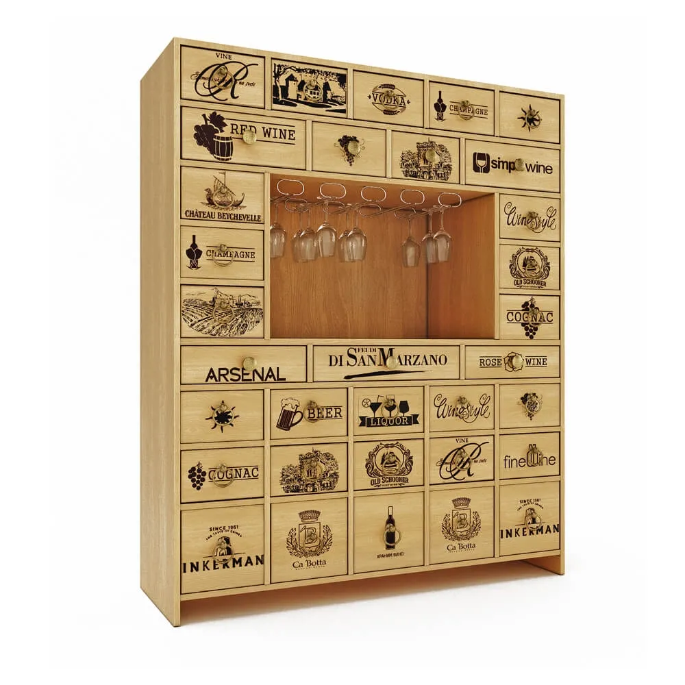 furniture – Wine locker to store wine 02 3ds Max