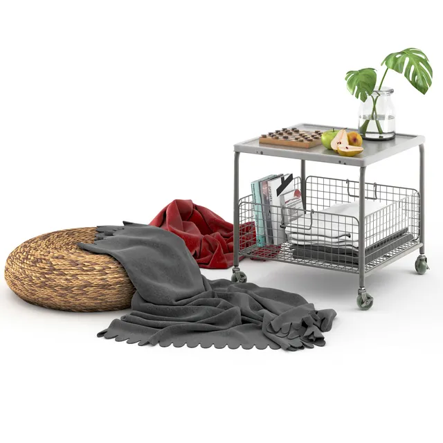 furniture – Wire shelving 3 3ds Max