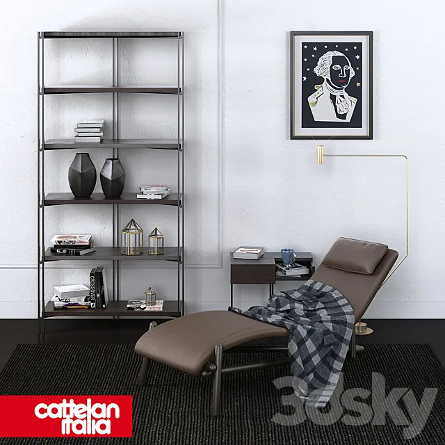 Furniture with decor – Cattelan Italia – Donovan Thor Hudson Dante 3DS Max Model