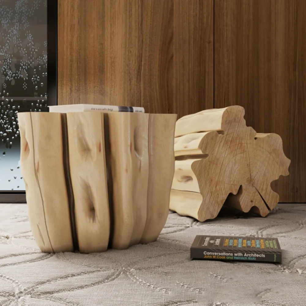 furniture – Wooden chair Gervasoni BRICK 3ds Max