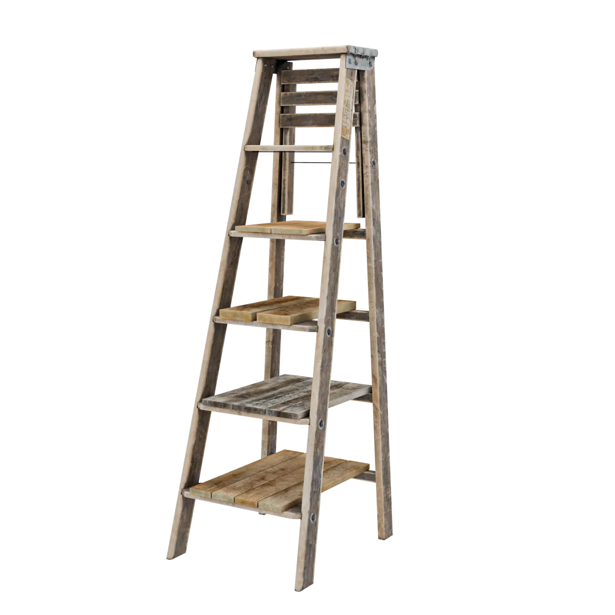 furniture – Wooden ladder 3ds Max