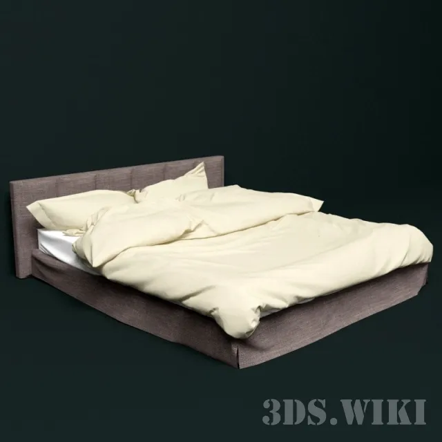 furniture – Woven Double Bed 3ds Max