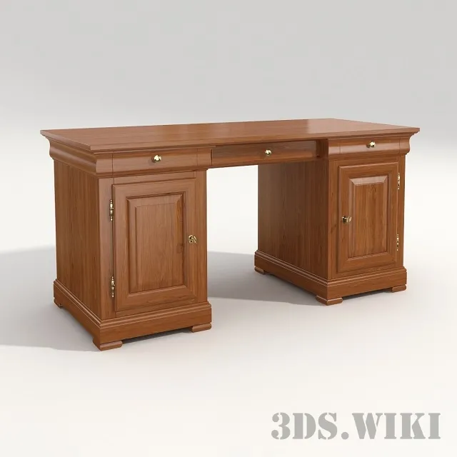 furniture – Writing desk E6081 Selva 3ds Max