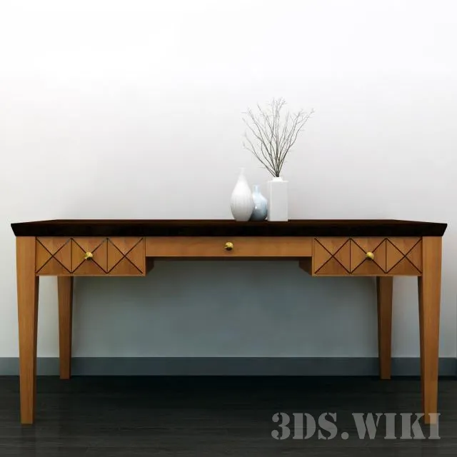 furniture – Writing desk E6180 Selva 3ds Max