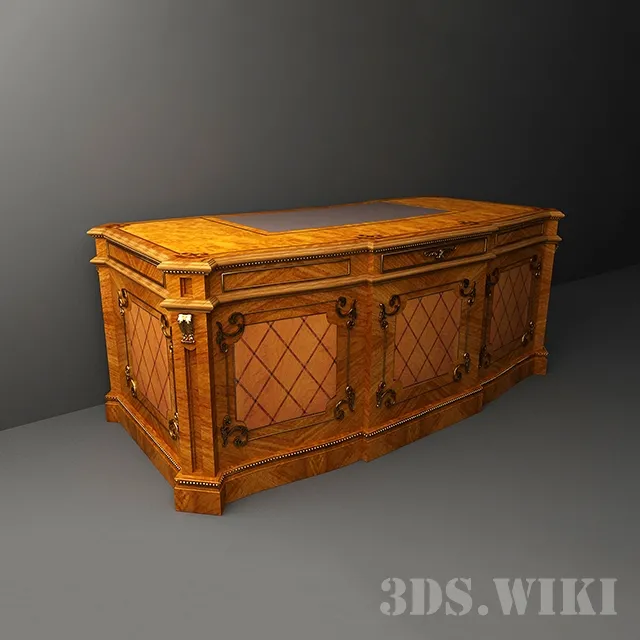 furniture – Writing desk Francesco Nesa 3ds Max