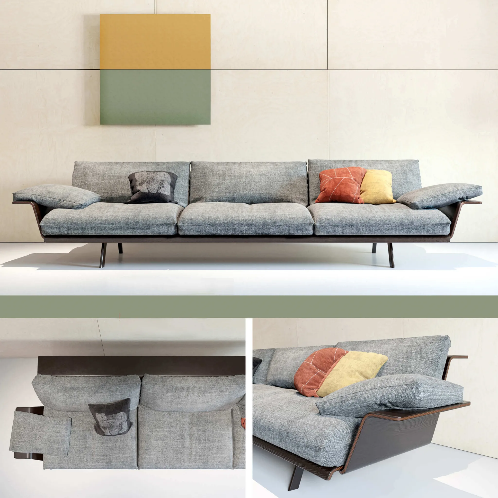 furniture – Zinta Lounge sofa 3ds Max