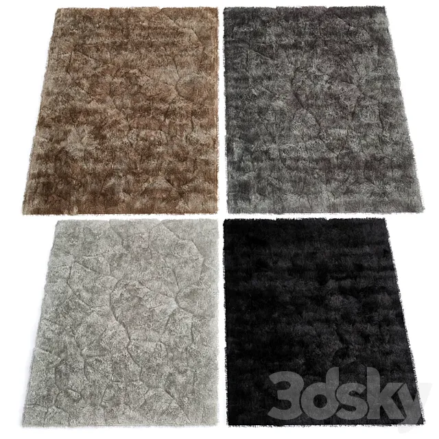 Furry carpet of 4 kinds 3DSMax File