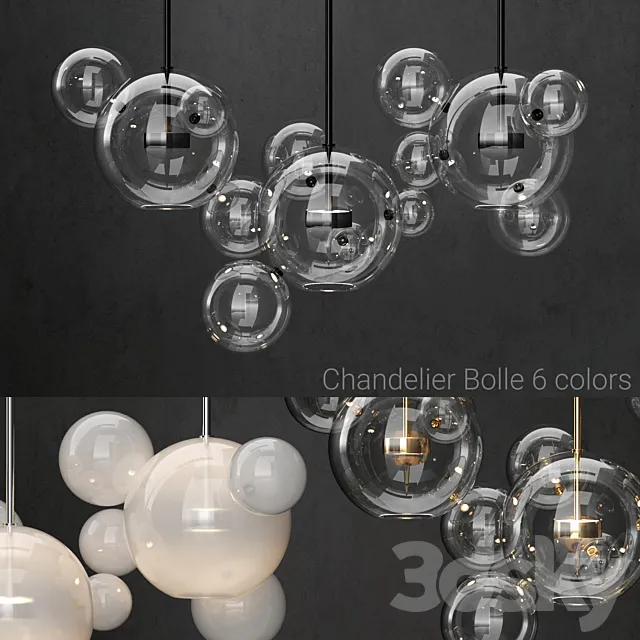 G & C Bolle 14 Bubble 6 colors 3DS Max Model