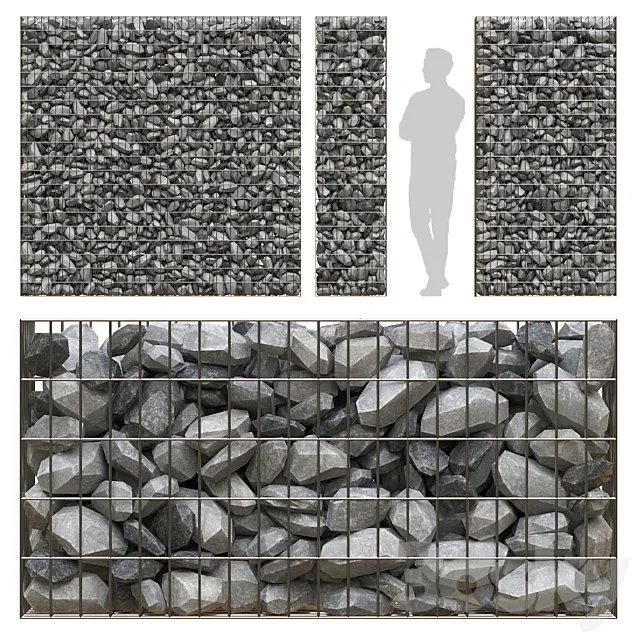 Gabion 02 3ds Max