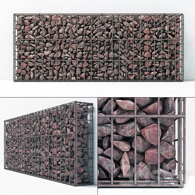 Gabion cage _ Gabion cage 3DS Max Model