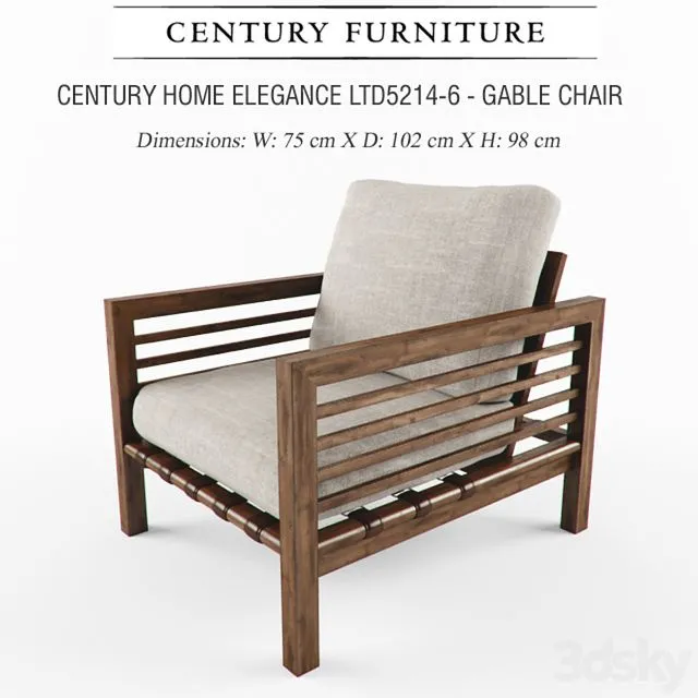 Gable Chair LTD5214-6 3dsMax Model