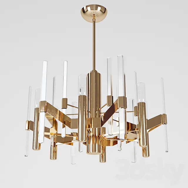 GAETANO SCIOLARI CHANDELIER 3DS Max Model