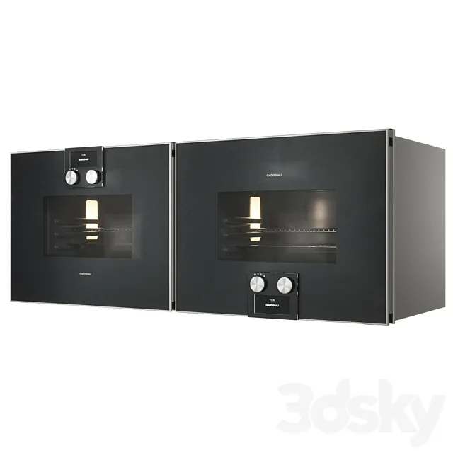 Gaggenau BM450100 and BM454100 set 3ds Max