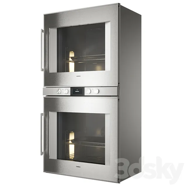 Gaggenau BX480111 double oven 400 series 3ds Max