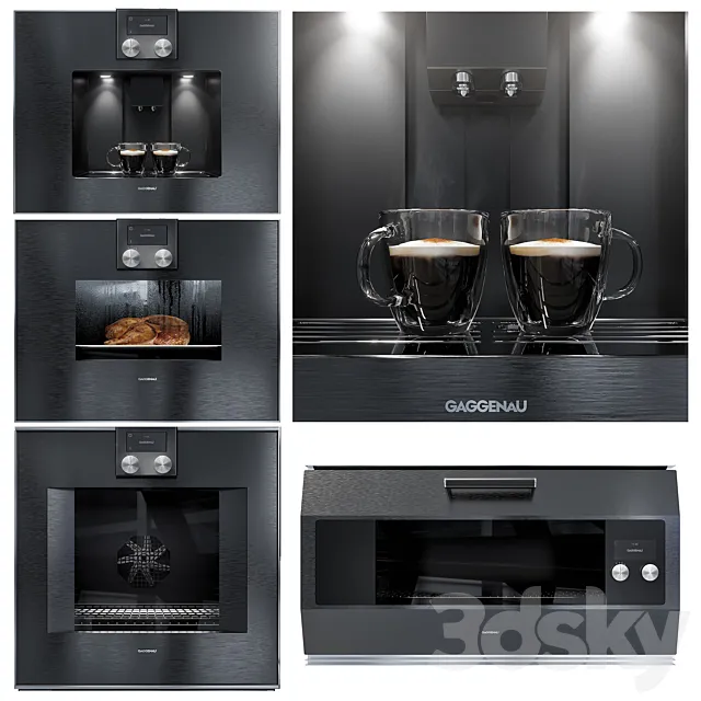 Gaggenau kitchen appliance 3DSMax File