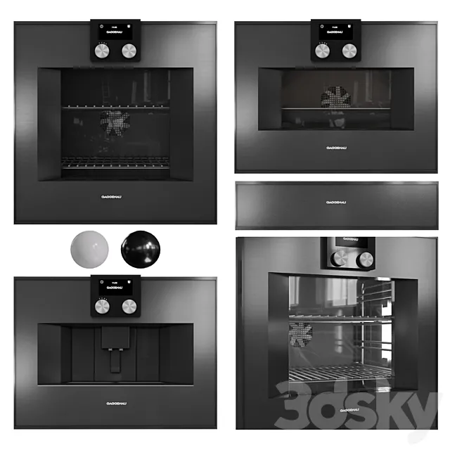 Gaggenau Oven Collection 04 3ds Max