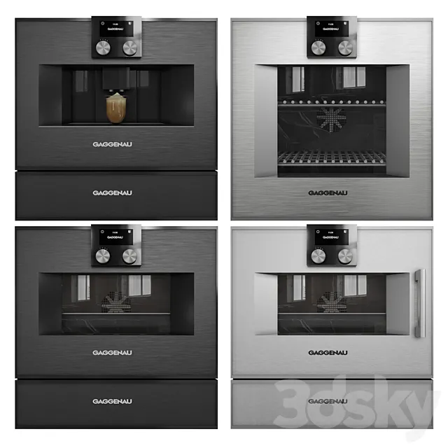 Gaggenau Oven Collection Vol 03 3DS Max Model