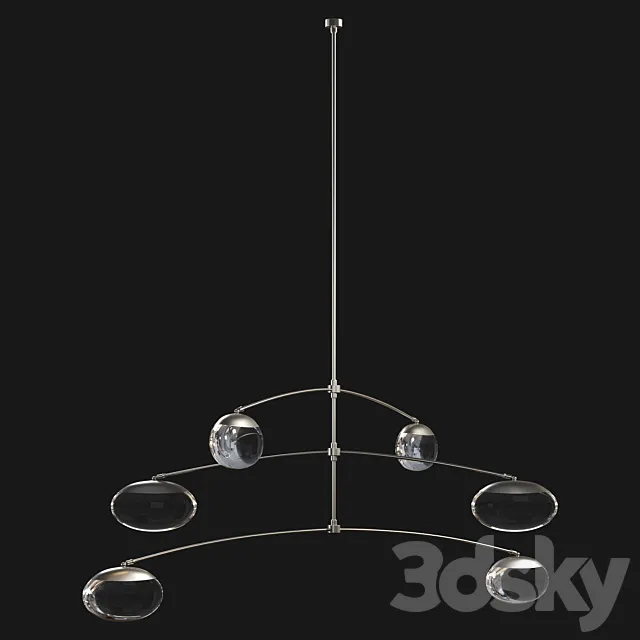 Gaia Pendant Multi-Tier 3ds Max