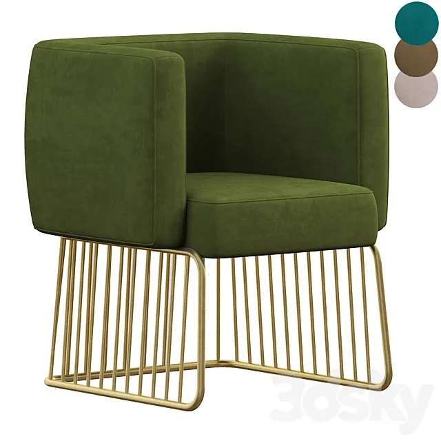 Gala Armchair 3dsMax Model