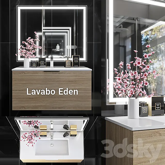 GALASSIA Lavabo Eden 3ds Max