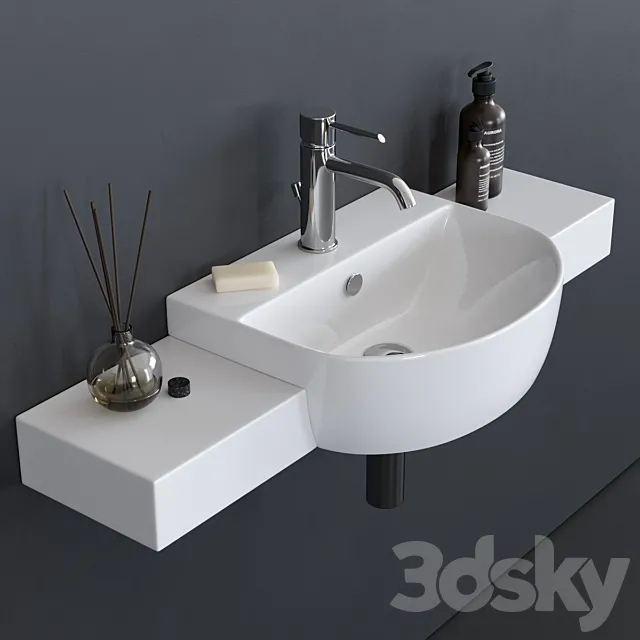 GALASSIA M2 Washbasin art. 5201 3ds Max