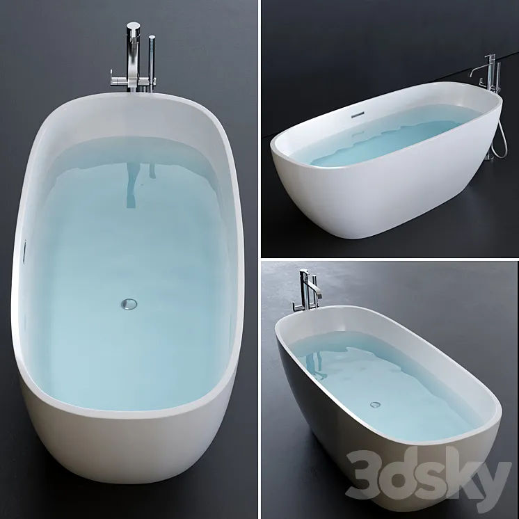 GALASSIA MEG11 Bathtub art. 7320 3DS Max