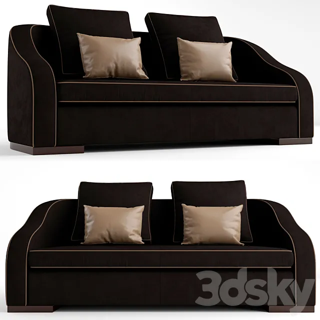Galimberti Nino Edmond 2-seater sofa 3DS Max Model