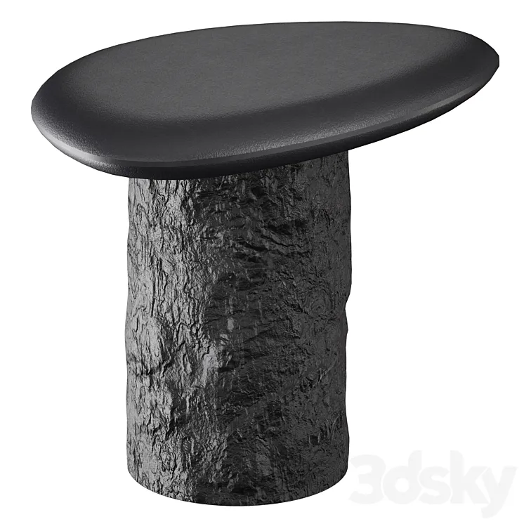Galisteo Pebble End Table (Crate and Barrel) 3DS Max