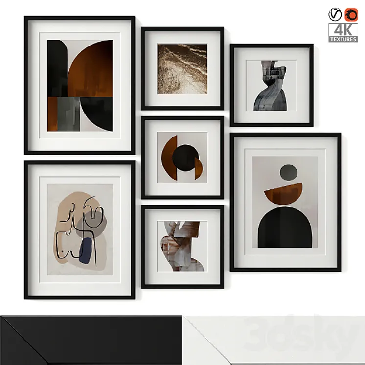 Gallery Frame Set 28 3DS Max