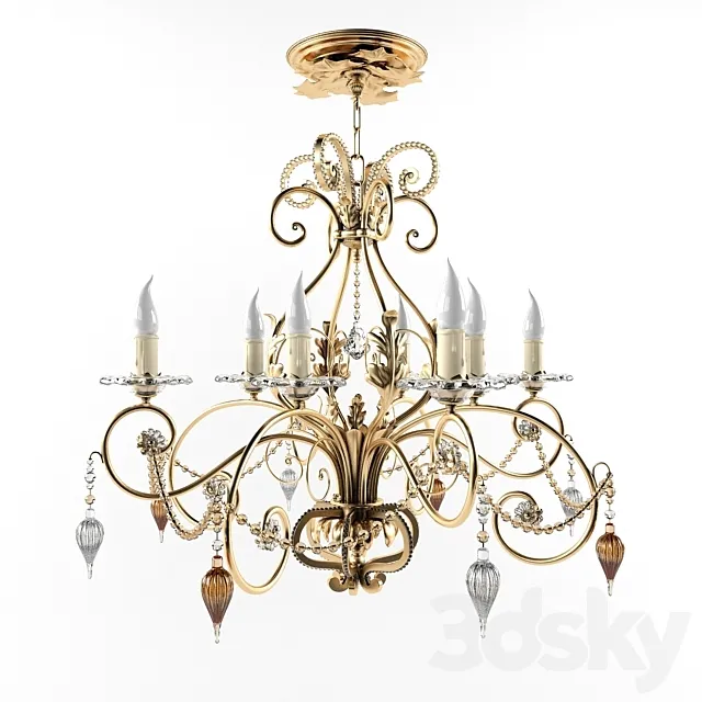 Gallo 507m 8 oro 3ds Max