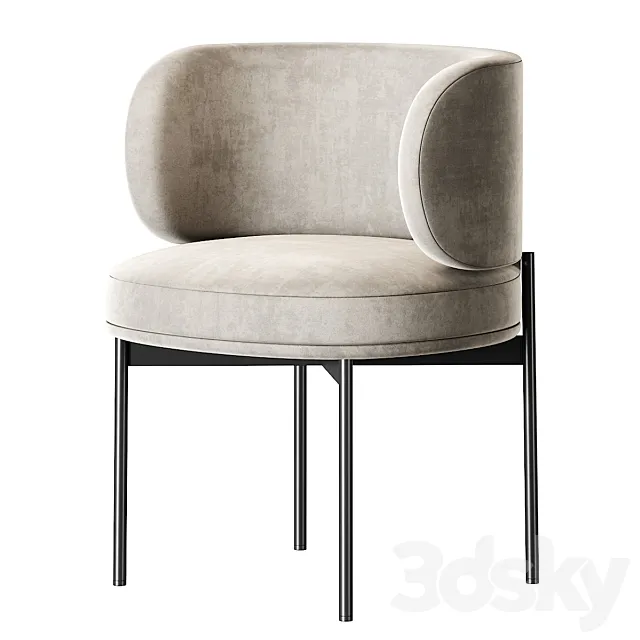 Gallotti & Radice Akiko Chair 3DSMax File