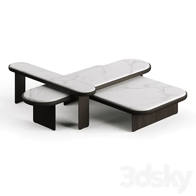 Gallotti Radice Sensei Coffee Table 3ds Max