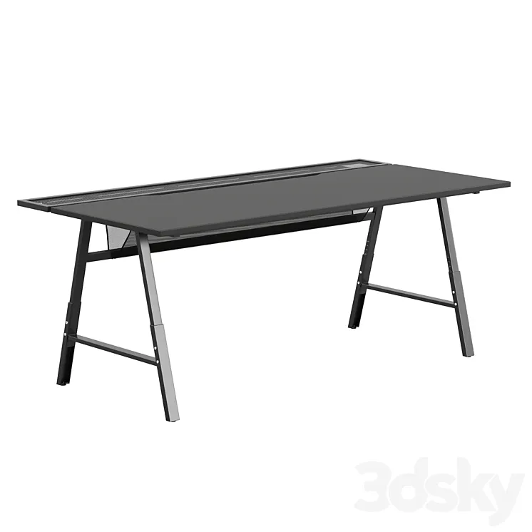 Gaming computer desk Ikea UTESPELARE 3DS Max