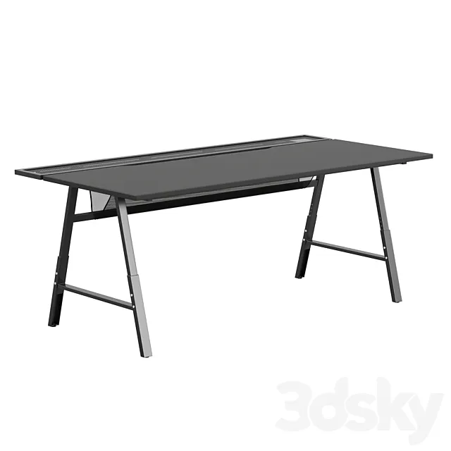 Gaming computer desk Ikea UTESPELARE 3DSMax File