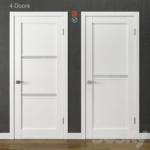 Gamma Academy Doors (Part 2) 3DS Max Model