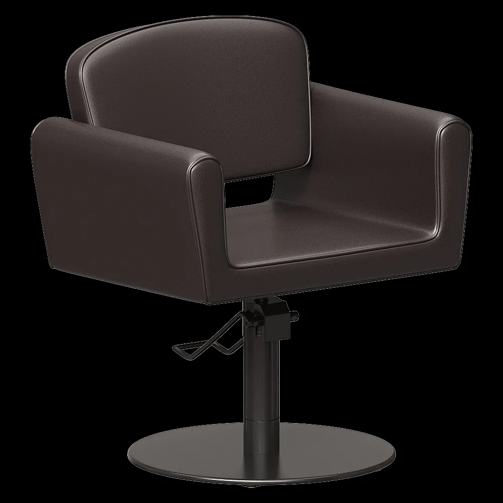 GAMMA & BROSS  – Salon Chair Blueschair Superblack Black 3ds Max