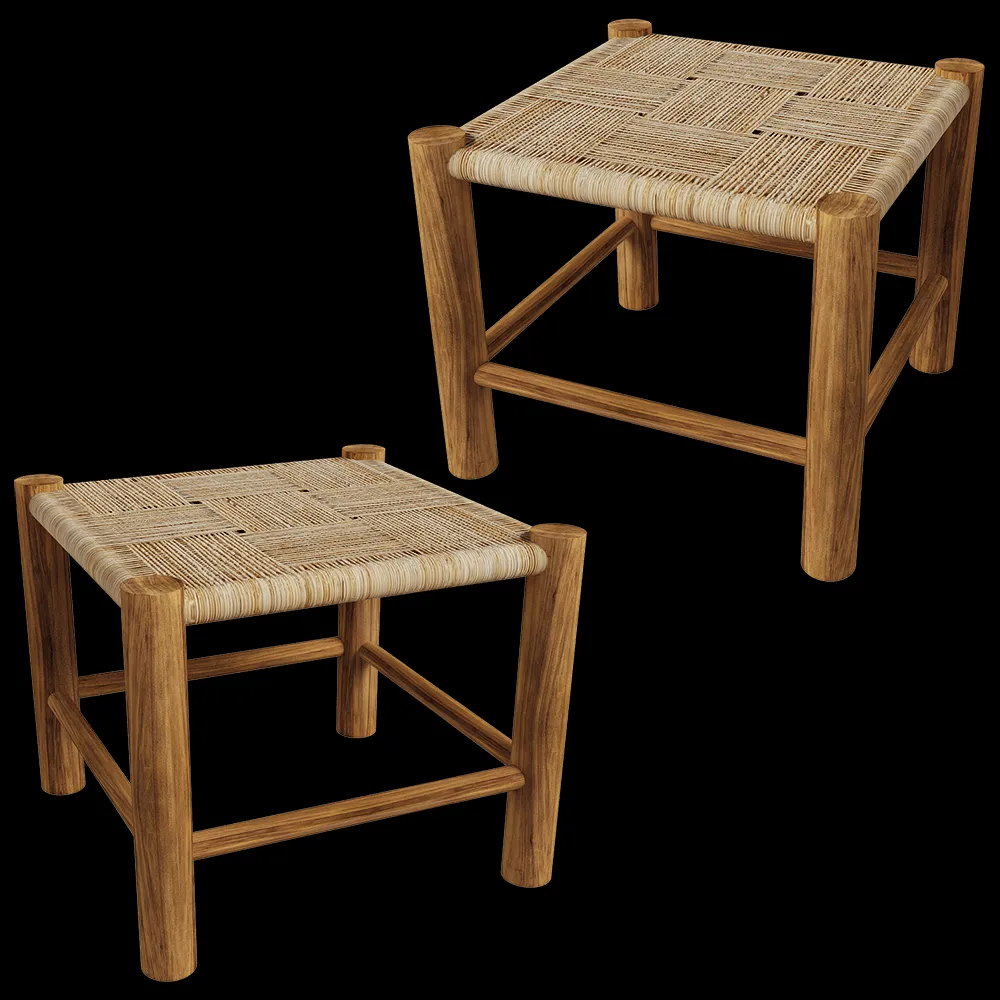 Gan Rugs  – Stool ROOTS Single  03 3ds Max