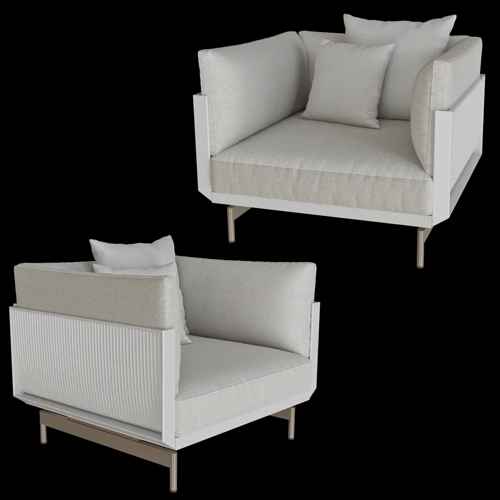 Gandía Blasco – Lounge chair Onde 3ds Max
