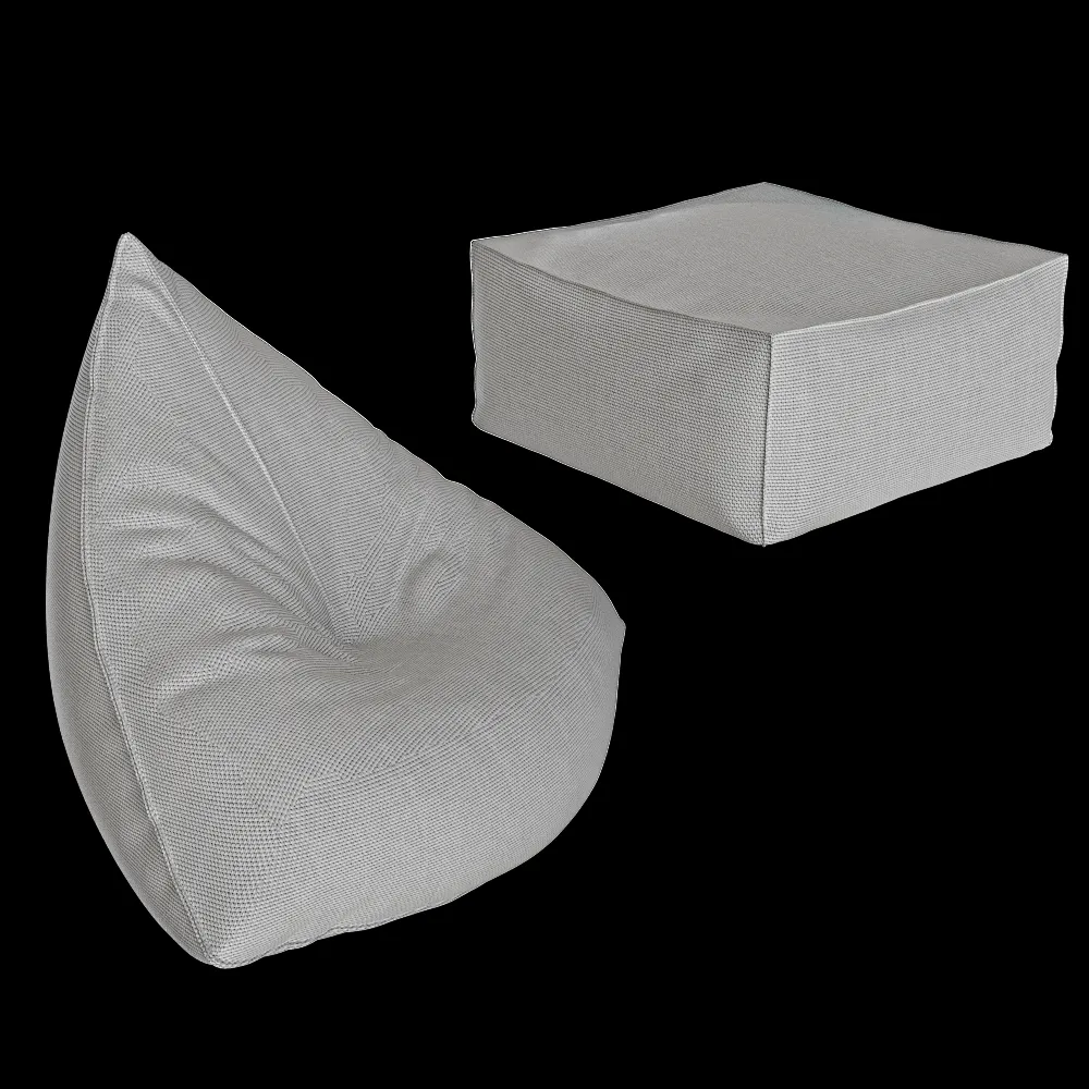 Gandía Blasco – Pouf / Square pouf Sail 3ds Max