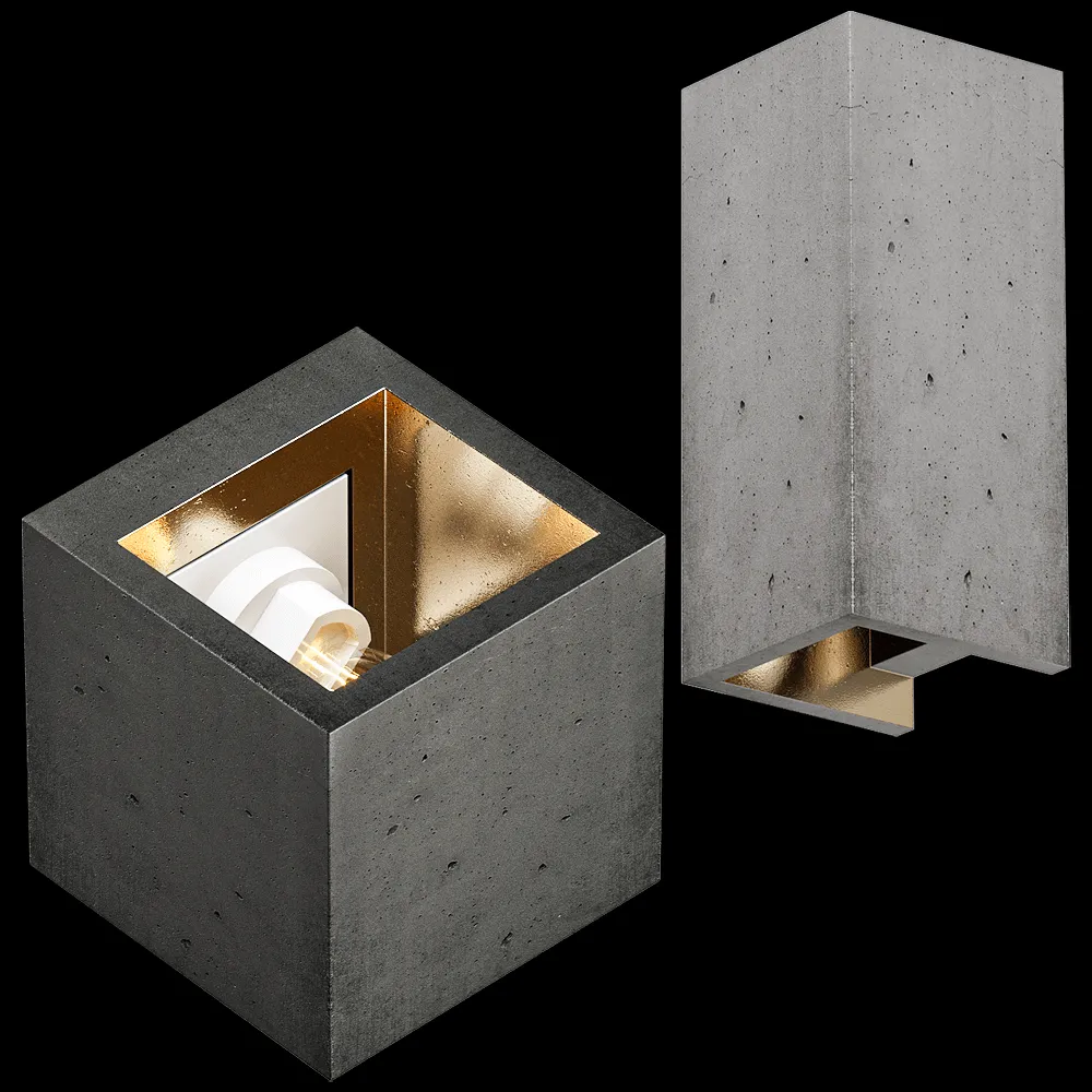 GANTlights – [B8] / [B9] Wall lamp 3ds Max