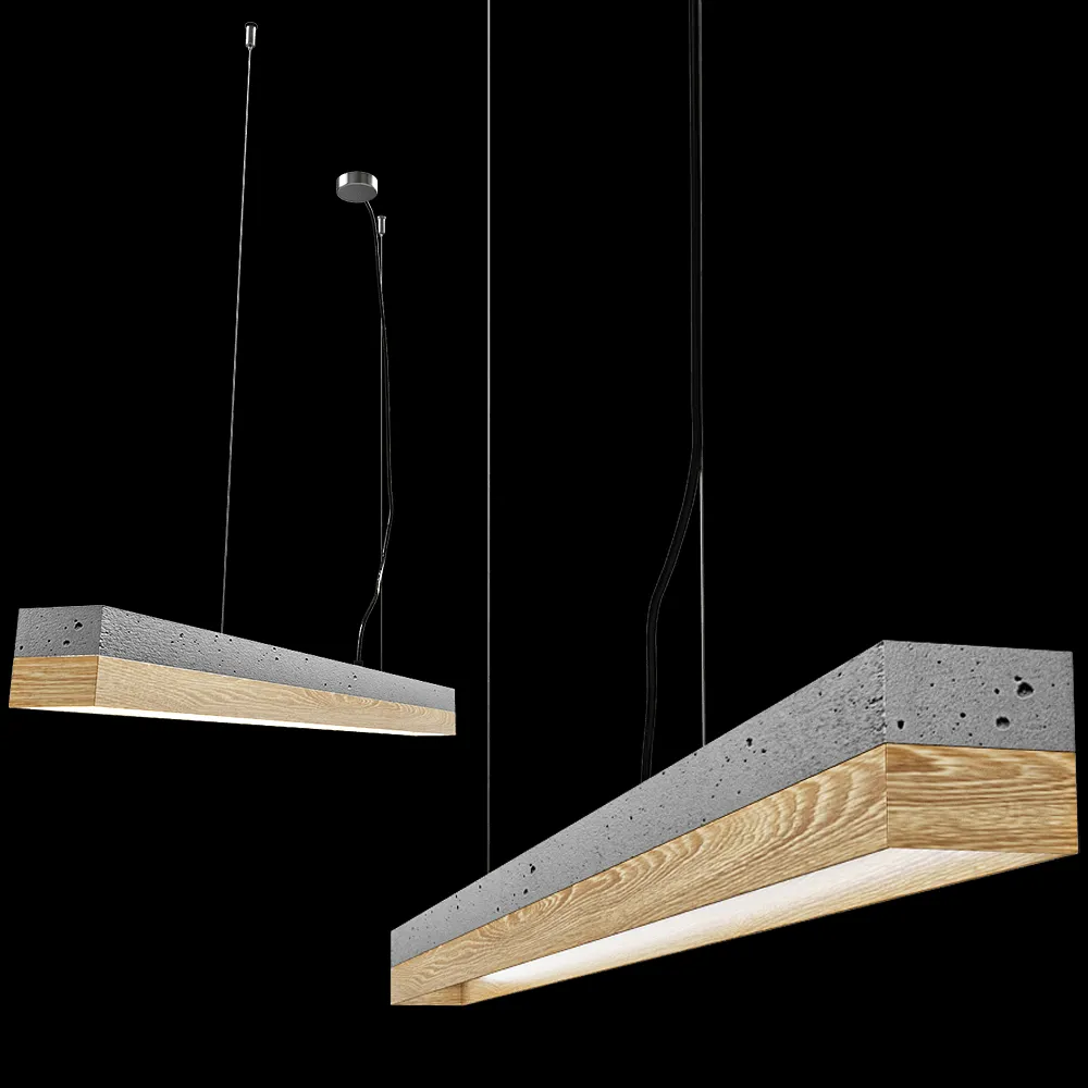 GANTlights – [C2]Pendant light oak wood 3ds Max