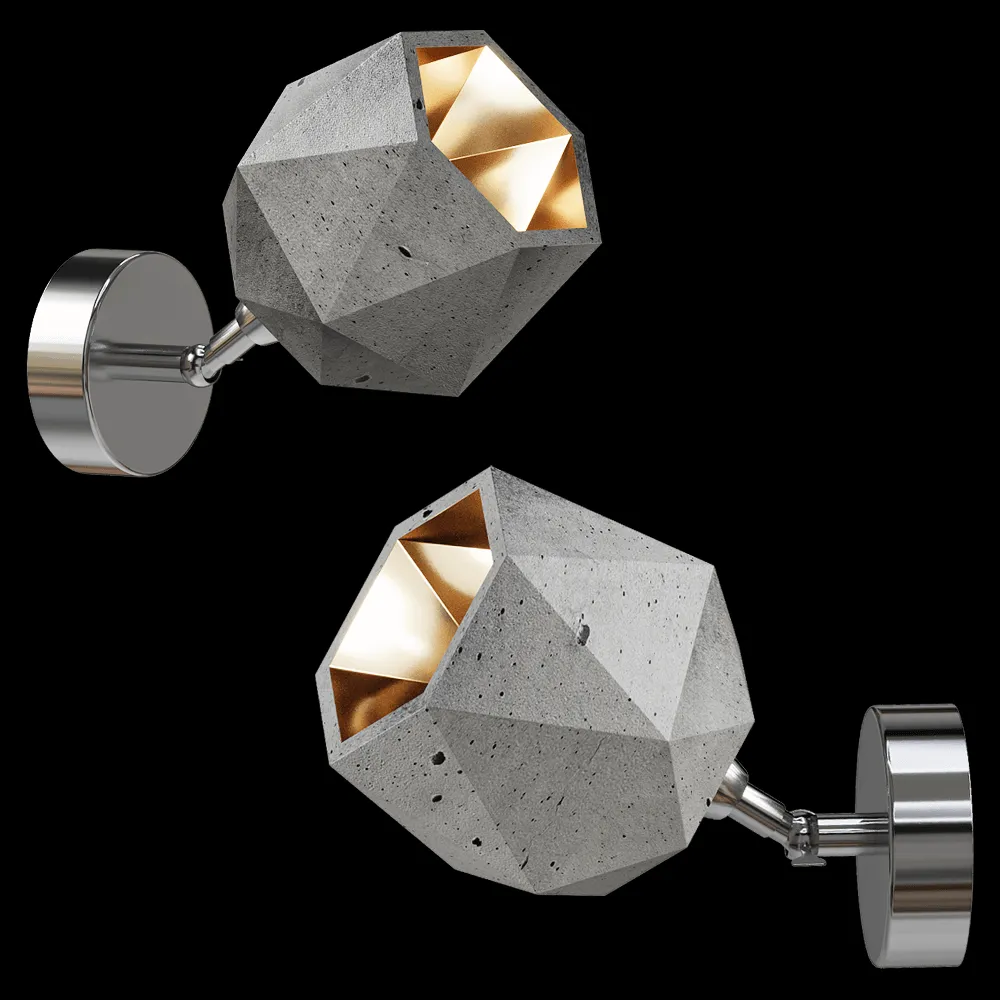 GANTlights – [T2]spot wall light triangle 3ds Max