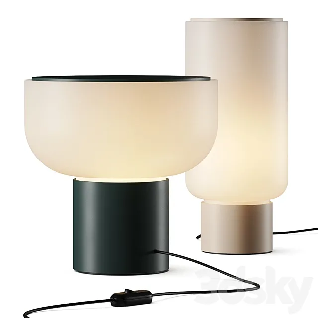 Gantri Studio Elk Arpeggio Table Lamps 3DSMax File
