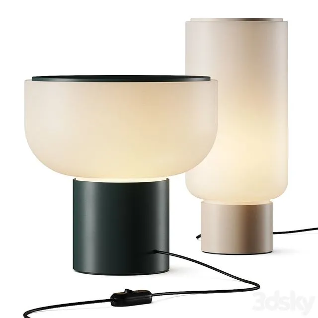 Gantri Studio Elk Arpeggio Table Lamps 3dsMax Model