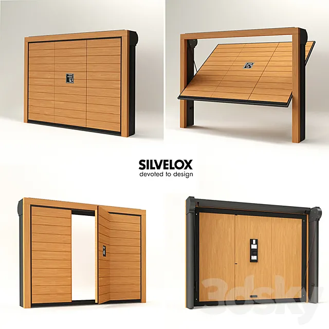 garage doors Silvelox 3DSMax File